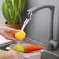 Universal anti-splash external joint rotating faucet